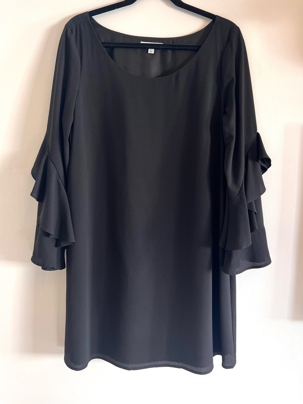 BB Dakota Black Crepe Dress